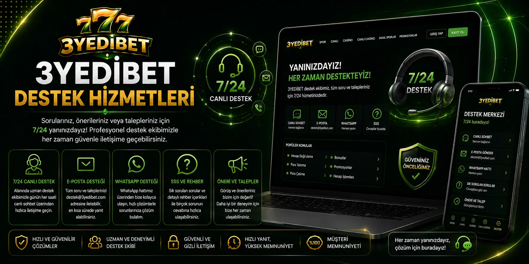 3yedibet destek